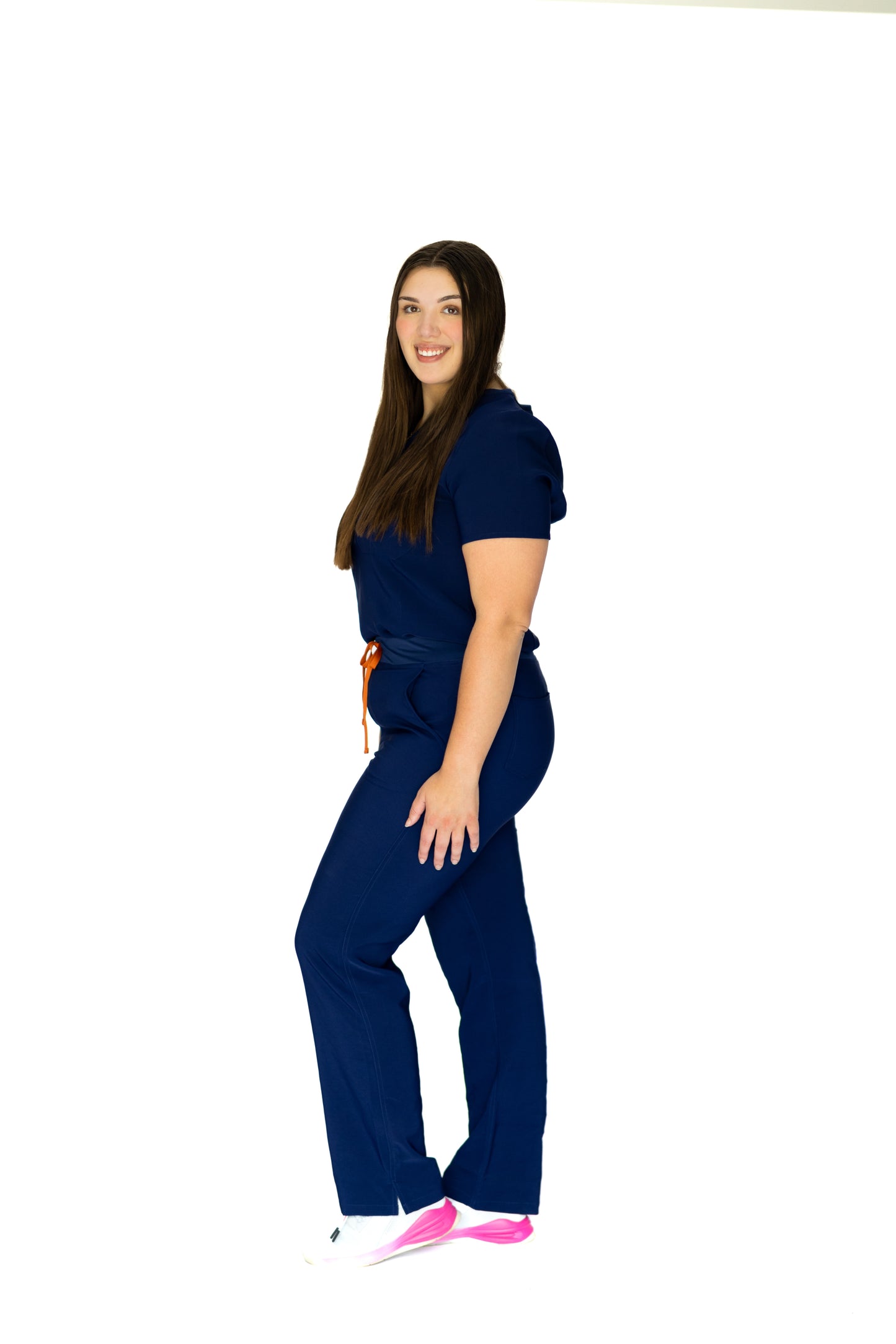 Not So Basic Scrub Pants - Navy