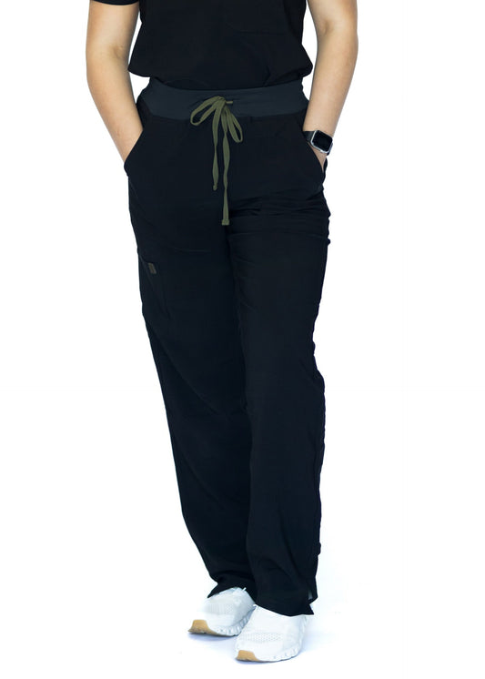 Not So Basic Scrub Pants - Black