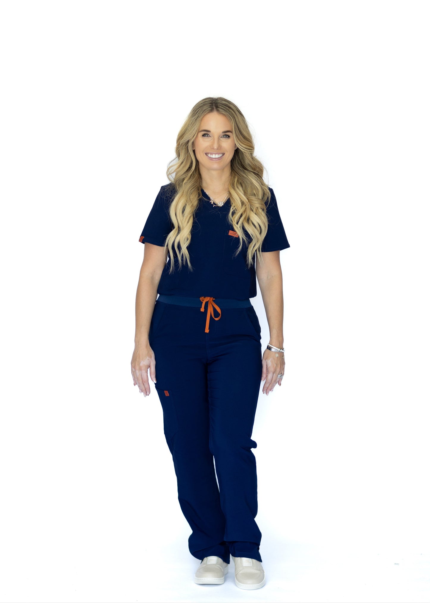 Not So Basic Scrub Pants - Navy