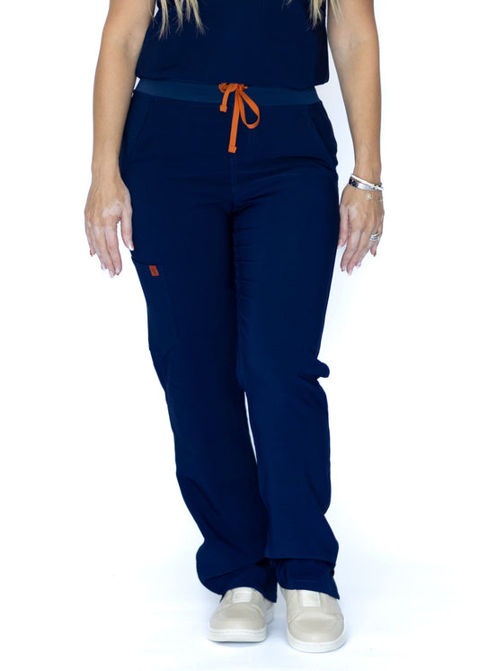 Not So Basic Scrub Pants - Navy
