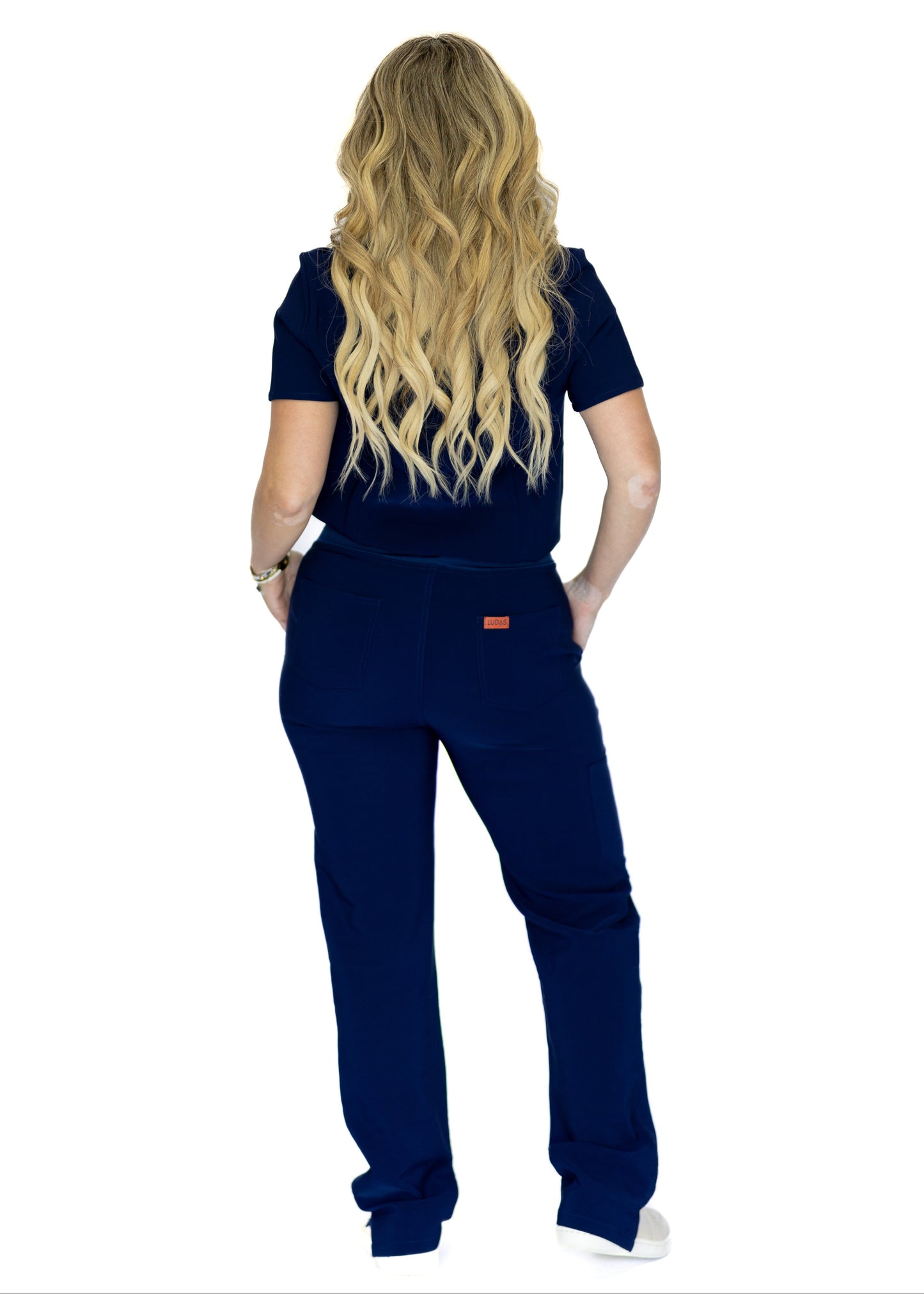 Not So Basic Scrub Pants - Navy