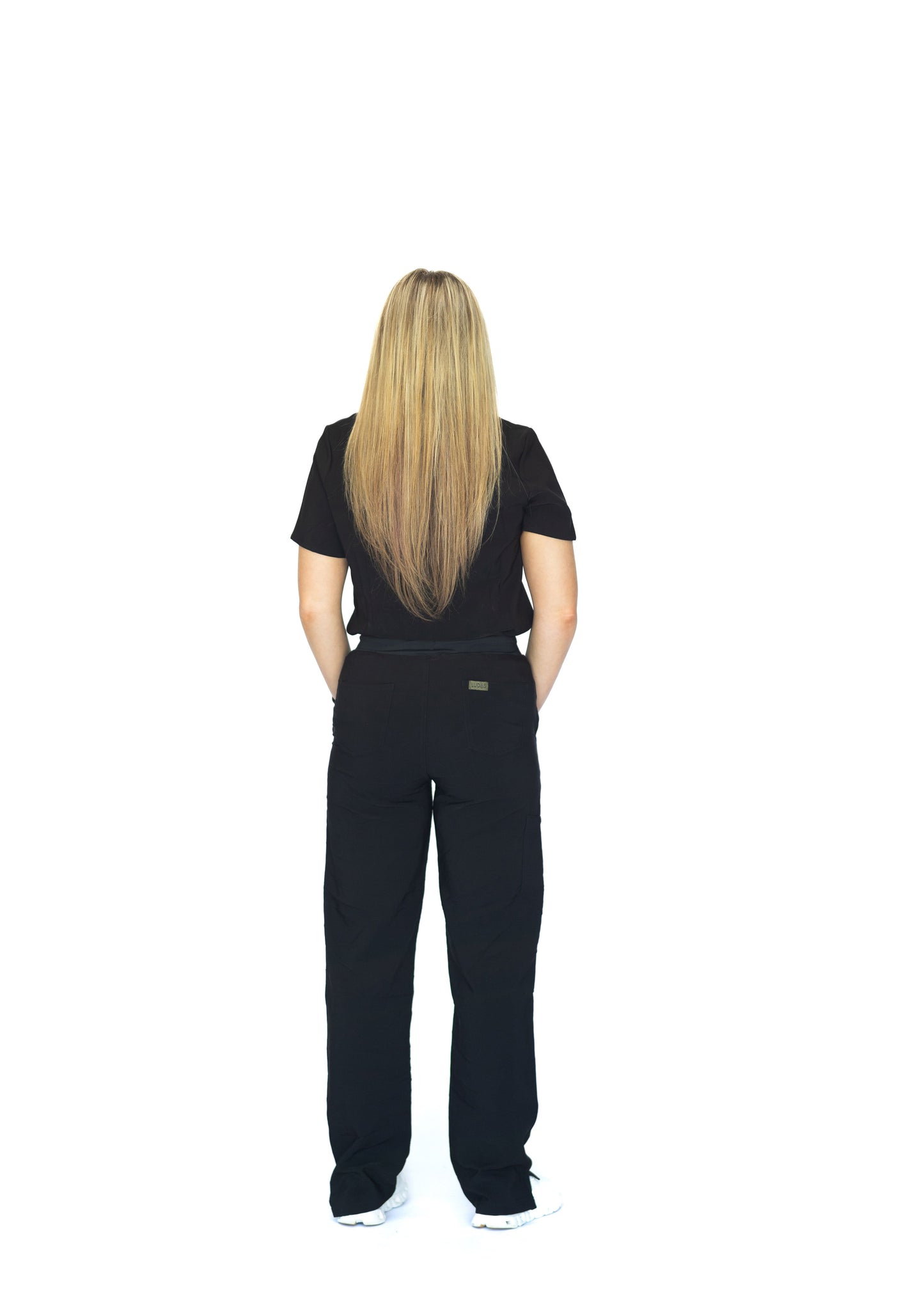 Not So Basic Scrub Top - Black