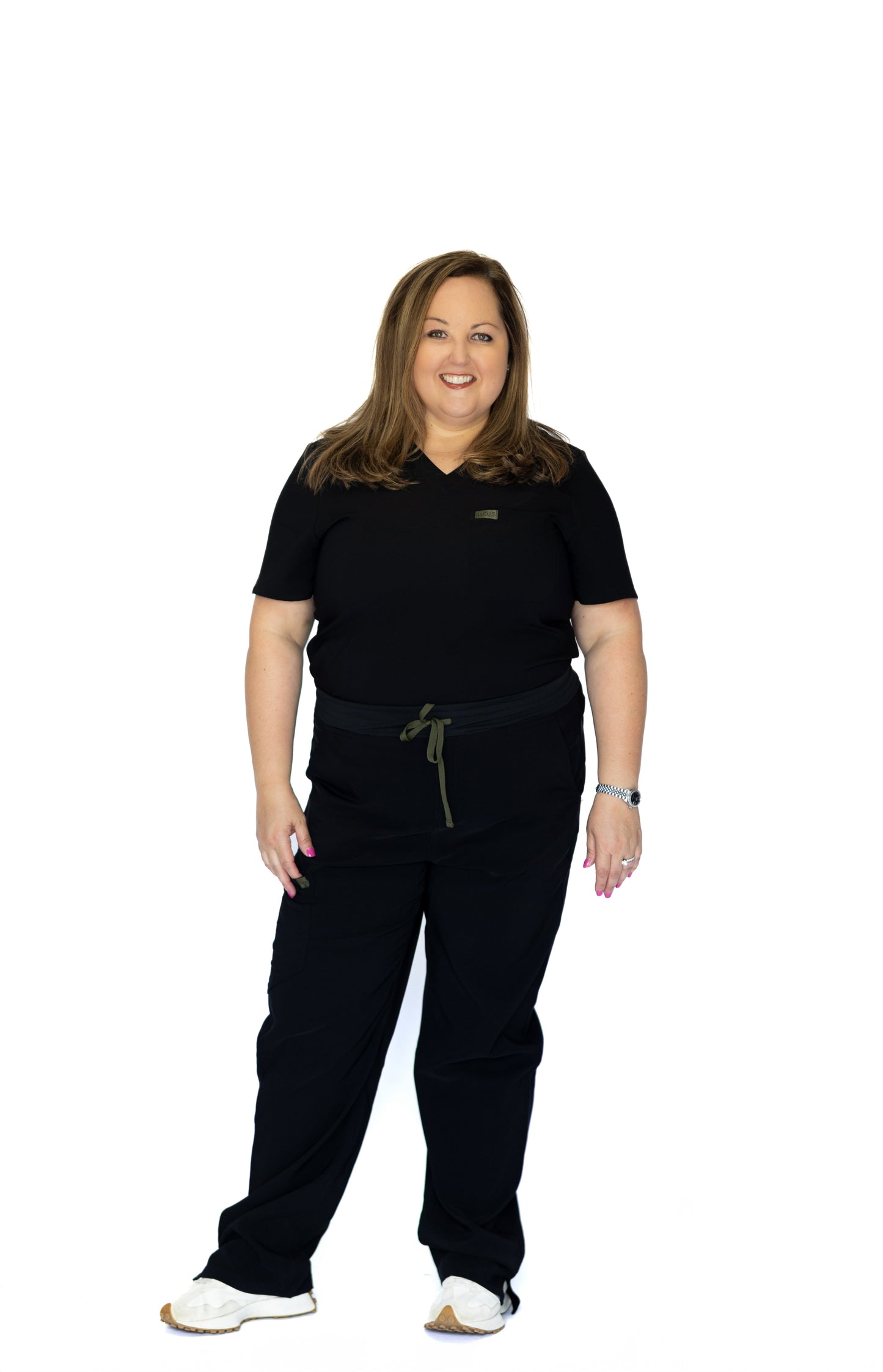 Not So Basic Scrub Pants - Black