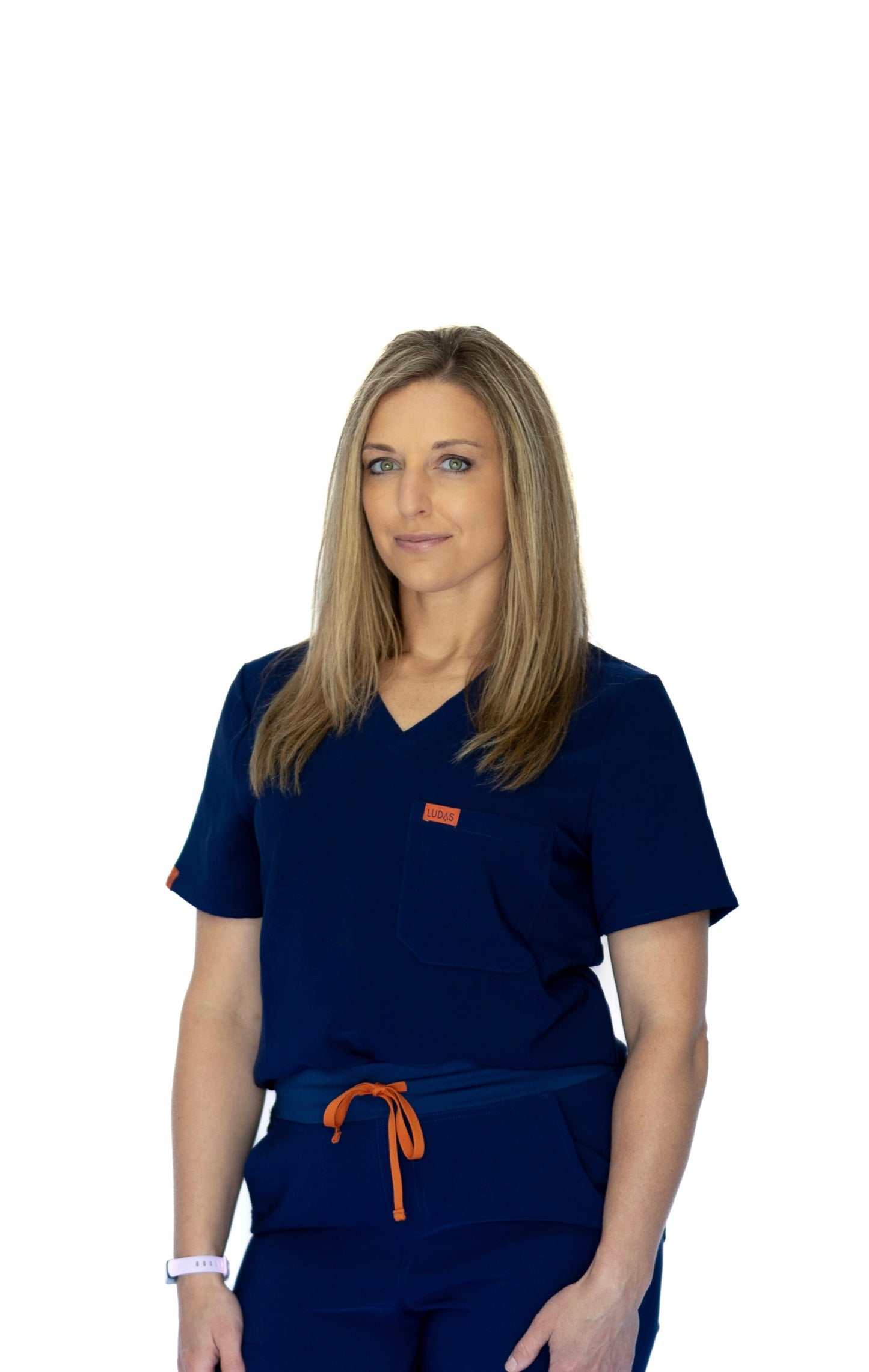 Not So Basic Scrub Top - Navy
