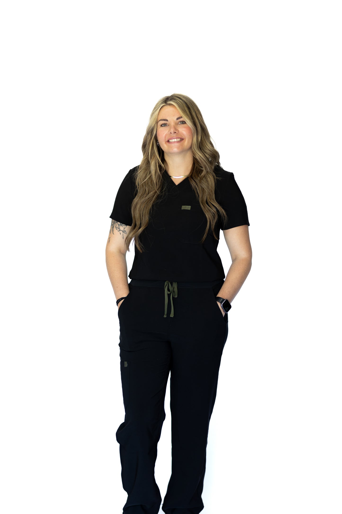 Not So Basic Scrub Pants - Black