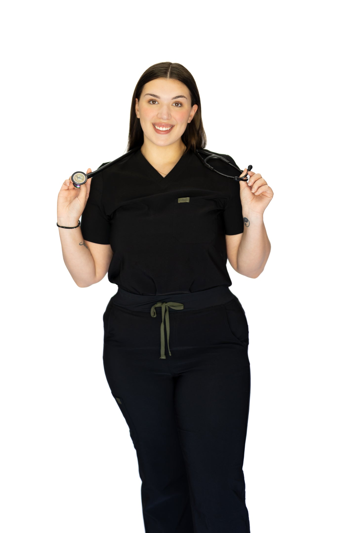 Not So Basic Scrub Pants - Black